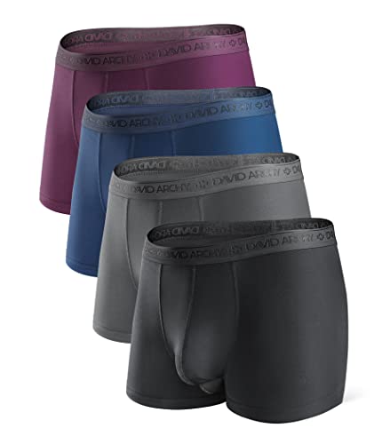 DAVID ARCHY Men's Underwear Ultra Soft Modal Dual Pouch...