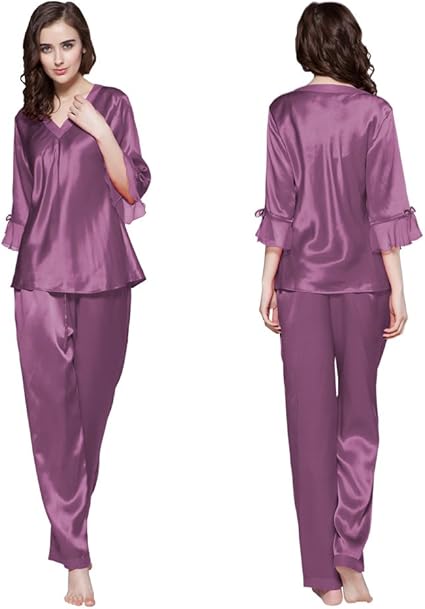 LilySilk Women's 100% Real Silk Pajamas 