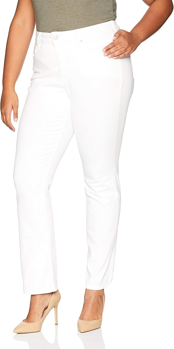 NYDJ Women’s Plus Size Marilyn Straight Leg Jeans