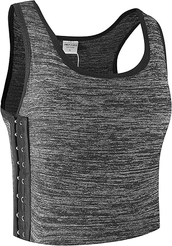 XUJI Women Tomboy Breathable Cotton Elastic Band Tank Top