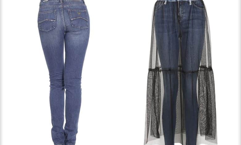 skinny jeans and ballerina jeans